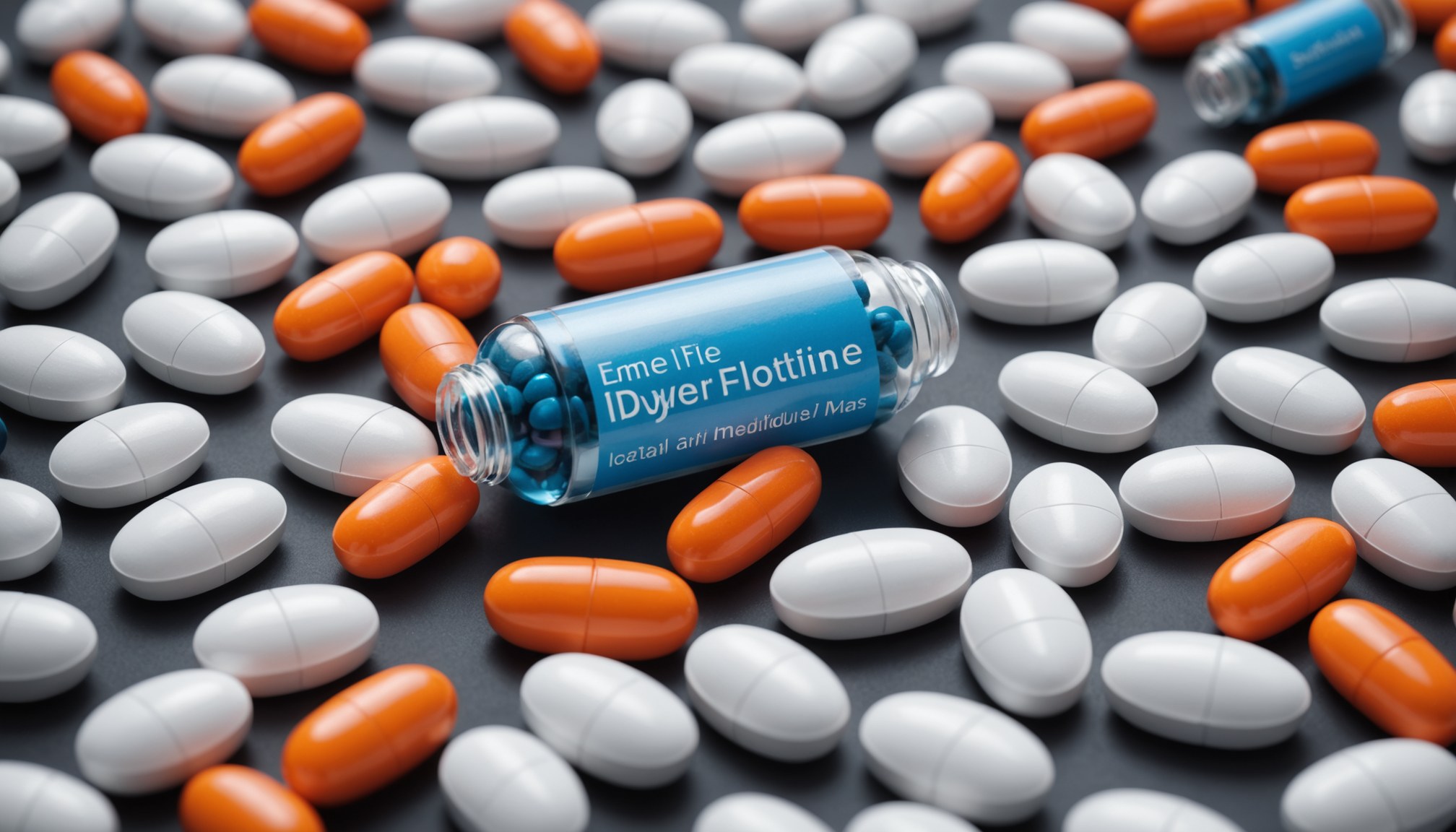 Illustration showing different ED pills and a doctor explaining treatment options for erectile dysfunction