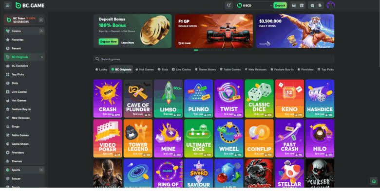 استعرض عروض مكافآت BC Game المذهلة